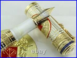 Montegrappa White Nights Gold Limited Edition Fountain Pen Artist Proof
