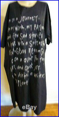NEW With TAG MAGNOLIA PEARL COTTON POPLIN ON A JOURNEY ARTIST SMOCK DRESS MIDNIGHT