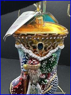 NWT RARE Christopher Radko PORTRAIT STOCKING Nichola's Journey Ornament 1013572 NWT RARE Christopher Radko PORTRAIT STOCKING Nichola's Journey Ornament 1013572