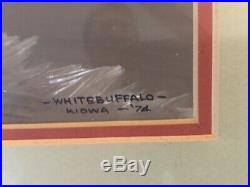 Native American Artist Bobby Hill (White Buffalo) Kiowa Original Painting