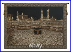 New Mecca Muslim Scared Worship Tapestry Wall Art Hanging Decor (New) 38x51 inch