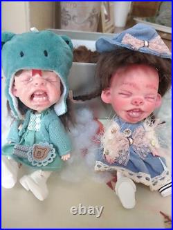 OOAK 2x ob11 Artist bjd dolls