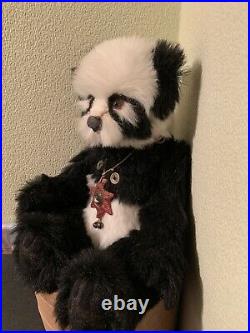 OOAK Artist Made Art Panda Bear Designed By Melanie Jones