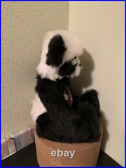 OOAK Artist Made Art Panda Bear Designed By Melanie Jones. Ship Worldwide
