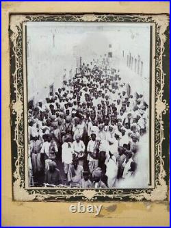 Old Indian Hindu Marriage procession Picture Photograph Print Framed Wall Decor
