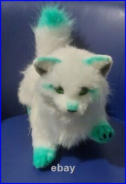 Ooak Artist Bear Artic Fox Cub By Laetta Art. Rare. Poseable. Gift in Box