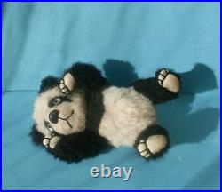 Ooak mohair panda 7/teddy bear/artist made hand made/