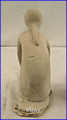 Original Hugo Robus Plaster Kneeling Woman Art Deco Woman Sculpture