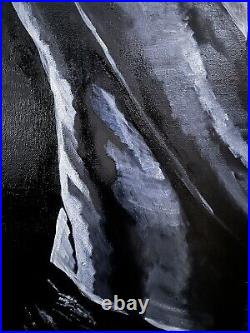 Original Oil Painting Black And White sold by the artist