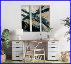Original art abstract modern painting signed