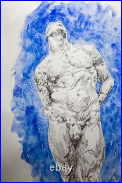 Original watercolour painting entitled,'Prometheus'