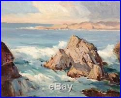 Orrin A. White 1883-1969 Monterey Scene California Plein Air Artist Signed