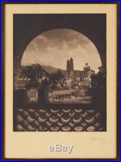 Orrin A. White 1883-1969 Taxco Mexico Cathedral California Plein Air Artist