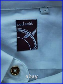PAUL SMITH Mens 50th Apple Button Artist Stripe Shirt UK 16.5 BNWT Anniversary