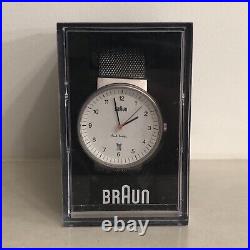 Paul Smith + Braun white silver wrist watch LIMITED EDITION Artist Stripe BNIB