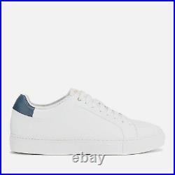 Paul Smith Mens Basso Artist Studio White Leather Trainers Uk 7 New In Box £325
