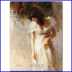 Pino White Rhapsody Artist Embellished Limited Canvas PP #d Hand Signed, COA