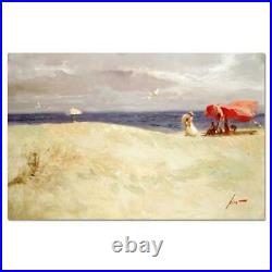 Pino White Sand PP Artist Embellished Limited Edition on Canvas COA