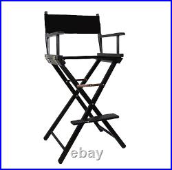 Premium Tall Portable Folding Makeup Artist Chair with FREE PERSONALISATION