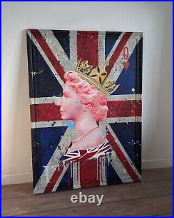 Queen of Hearts 2 print Elizabeth II Wall Art Artwork gift poster painting the