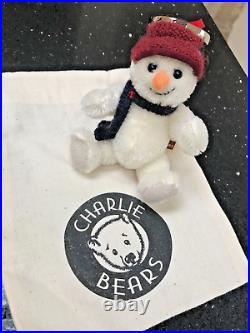 REDUCED Charlie bears mini mohair Christmas SHIVER & SHAKE