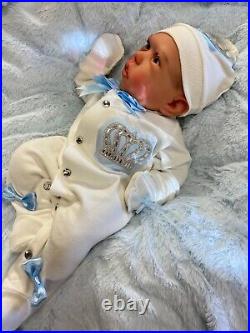 Reborn Baby Art Doll Large 1 Month Sized Cuddle Baby Uk Artist Of 10 Yrs
