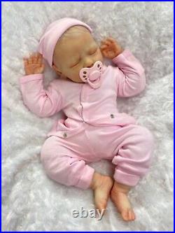 Reborn Baby Girl Art Doll Emmy Asleep Realborn Authentic Reborn Uk Artist