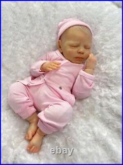 Reborn Baby Girl Art Doll Emmy Asleep Realborn Authentic Reborn Uk Artist