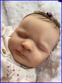 Reborn Baby Girl Art Doll From Marin Sculpt Heavy Authentic Reborn Uk Artist