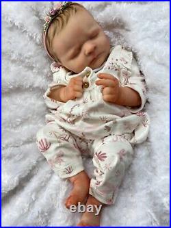 Reborn Baby Girl Art Doll From Marin Sculpt Heavy Authentic Reborn Uk Artist