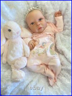 Reborn Baby Girl Art Doll Peter Rabbit Outfit Uk Artist Miley Brace Sculpt