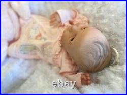 Reborn Baby Girl Art Doll Peter Rabbit Outfit Uk Artist Miley Brace Sculpt