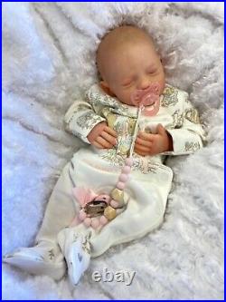 Reborn Baby Girl Art Doll Peter Rabbit Outfit Uk Artist Realborn Sculpt