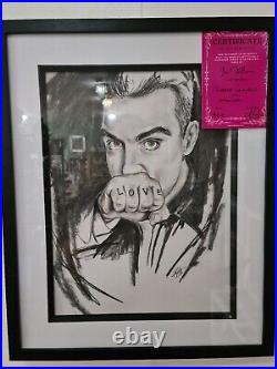 Robbie Williams Take That Framed drawing sketch picture Original Wall Art