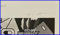 Roy Lichtenstein Hand-Signed Original Print With COA and +$3,500 USD Appraisal