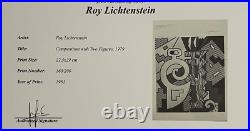 Roy Lichtenstein Hand-Signed Original Print With COA and +$3,500 USD Appraisal