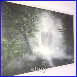 Sale MISTY ANGEL-ONE-70x50cms framed original'acrylic painting