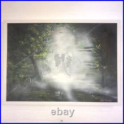 Sale MISTY ANGEL-ONE-70x50cms framed original'acrylic painting