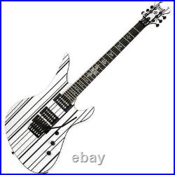 Schecter Synyster Gates Standard Gloss White withBlack Pinstripes