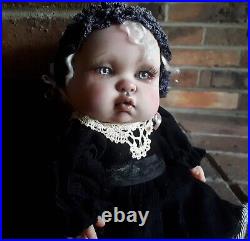 Screatures AZARIA Chubby Baby Art Doll OOAK Berenguer Reborn Gothic Horror