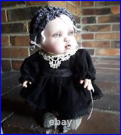 Screatures AZARIA Chubby Baby Art Doll OOAK Berenguer Reborn Gothic Horror