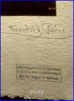 Set Of 2 Martin Luther King Mugshots Artist Proof Prints Signed Fairchild Paris