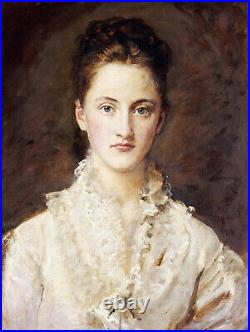 Sir John Everett Millais Portrait Of Artist's Daughter, Mary english victorian