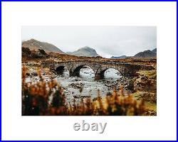 Sligachan Old Bridge Isle of Skye Landscape Photography Mountains Scotland Print