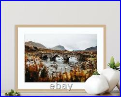 Sligachan Old Bridge Isle of Skye Landscape Photography Mountains Scotland Print