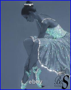 Sparkle Glitter canvas print Ballerina, any size! Free Delivery