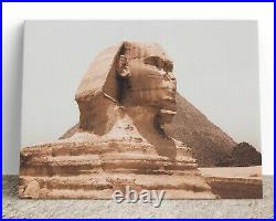 Sphinx of Giza Wall Art Decor Poster, Canvas, Framed Print Egyptian, Pyramid
