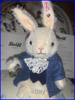 Steiff limited edition Vincent Rabbit? Extraordinary Piece With Working Watch