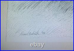 Stunning Black & White Drawings/Painting In The Field Signed By Artist 1994