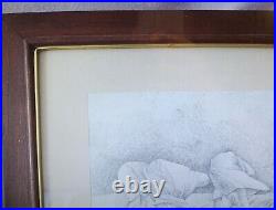 Stunning Black & White Drawings/Painting In The Field Signed By Artist 1994